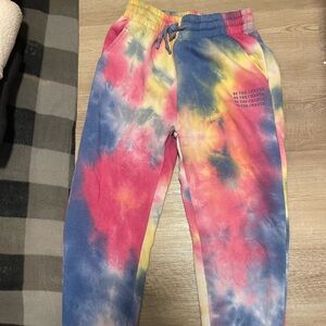 Vitality joggers, tye die. 

Medium size 
Barely worn